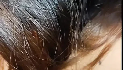 My sister-in-law fucks her in the bathroom on all fours