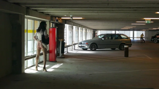 In public garage