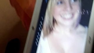 Kaymcumming gets snother load of tossertims spunk on her