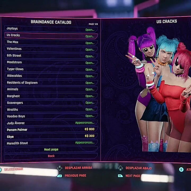 Cyberpunk 2077 Threesome Sex with Panam and Judy, Songbird and Aurore Cassel and Rita Wheeler