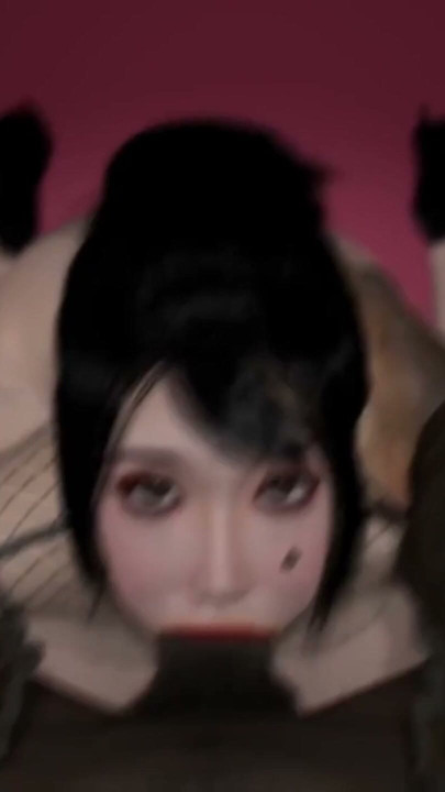 Bigboob chick and BBC customer - 3D hentai uncensored v150 | Clip 1