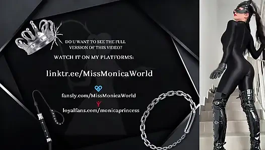 Pelatihan pecandu porno beta dan femdom disensor dengan bikini! Wajib nonton!