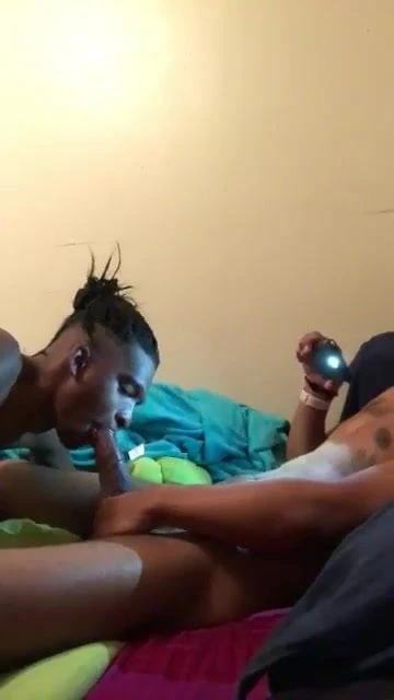 Sucking a Phat Black Dick