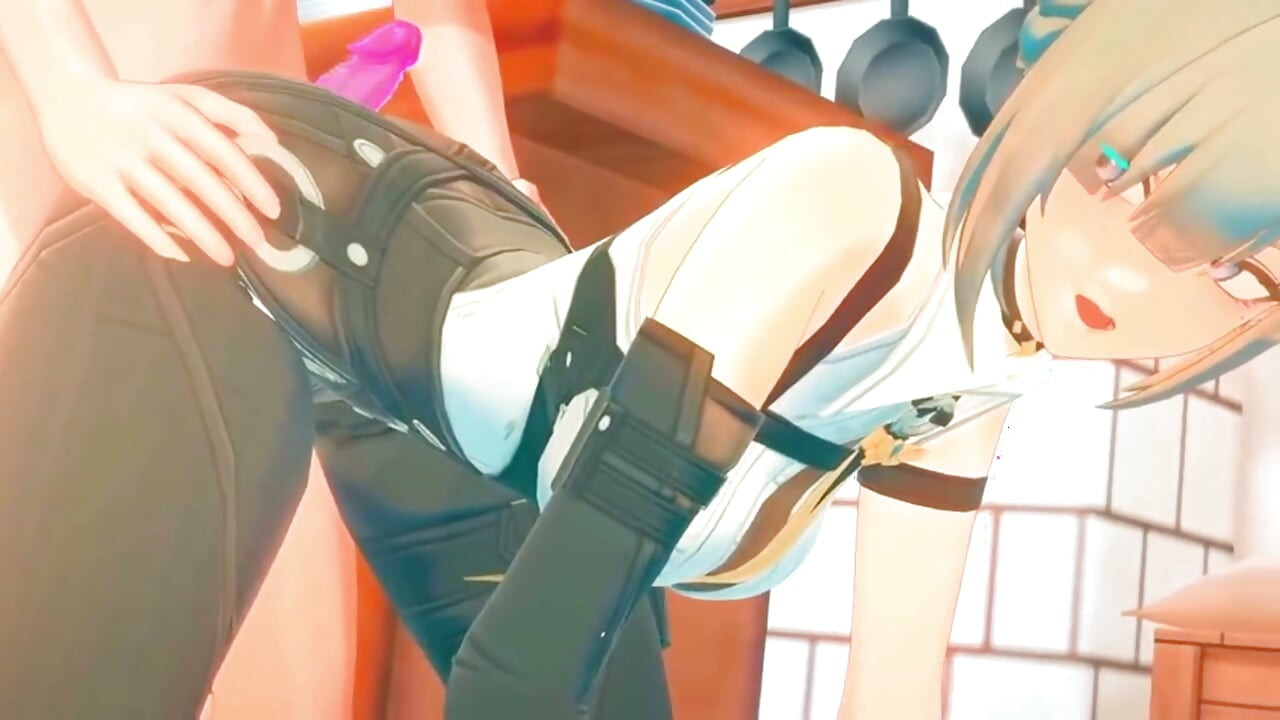 젠리스 존 제로 - 깊은 질싸를 하는 동안 사방에서 시오후키하는 음란한 에블린 - 3D 헨타이 애니메이션