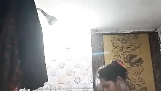 Nude bathing in home