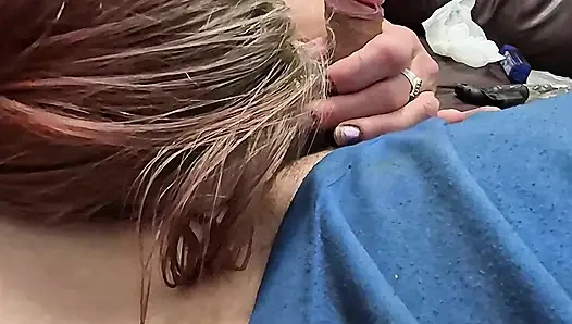 Blonde Amature Deepthroat Queen Special K shows off her skills on wildstyles