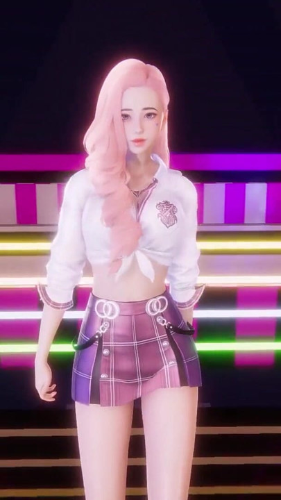 MMD NewJeans - ASAP - Seraphine Sexy Kpop Dance League of Legends Hentai Uncensored 4K 60FPS | Clip 3
