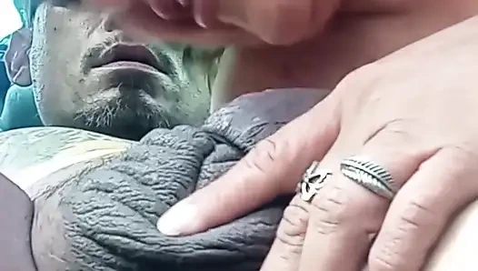 Xraquelx - cewek semok latina lagi asik nyepong kontol - close up