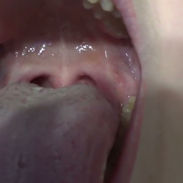 Giantess swalowing you with big gulp!