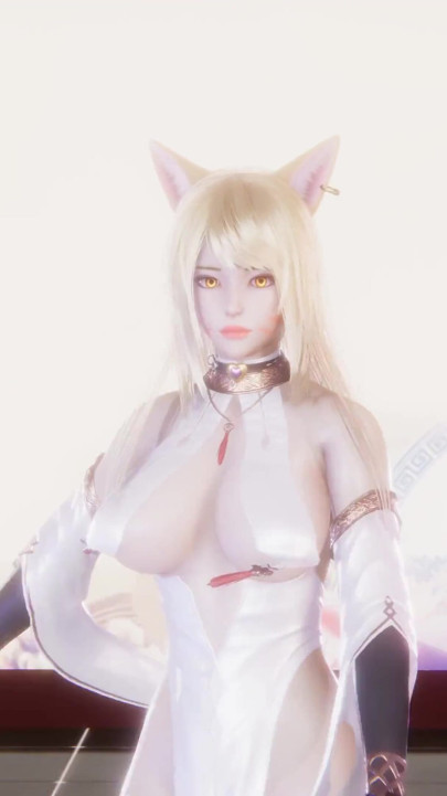 MMD Gokuraku Jodo - Ahri Sexy Japanese Dance League of Legends Hentai Uncensored 4K 60FPS | Clip 1