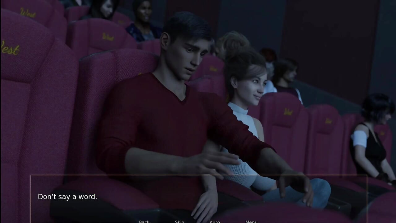 MILF Stepmom's Handjob in Dark Movie Theater - Shadows of Deceit - E08 Special