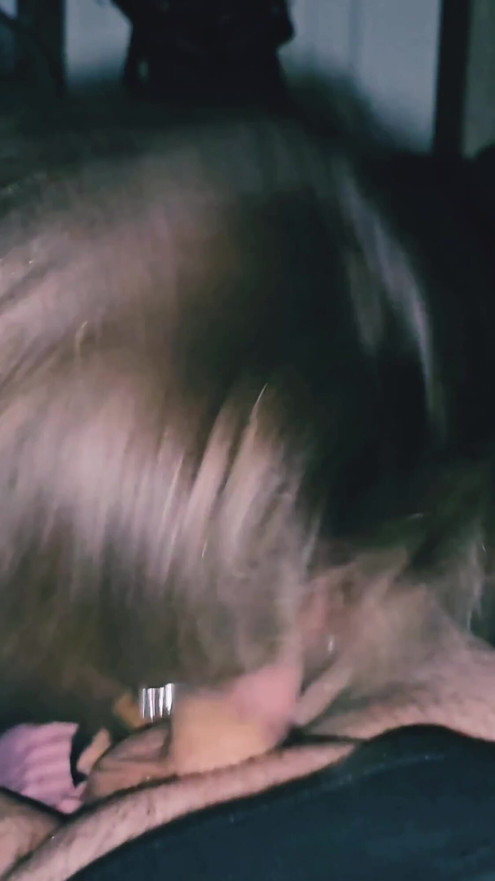 Surprised him with head while he tried to sleep instead gave me something to gag on | Clip 1