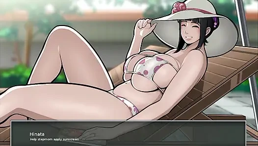 Konoha MILFs #28: Лизать Киску Мачехи Хинаты Во Время Массажа - От Eroticgamesnc