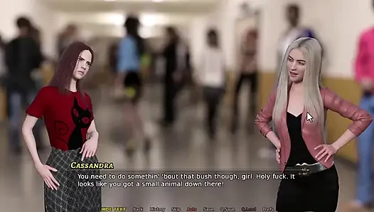 Casey's fall 1, taking photos of my pussy.