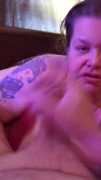 Emotional moment from "Showing My BBW Ass After Sucking His Cock, Rimming And Fucking His Ass POV"