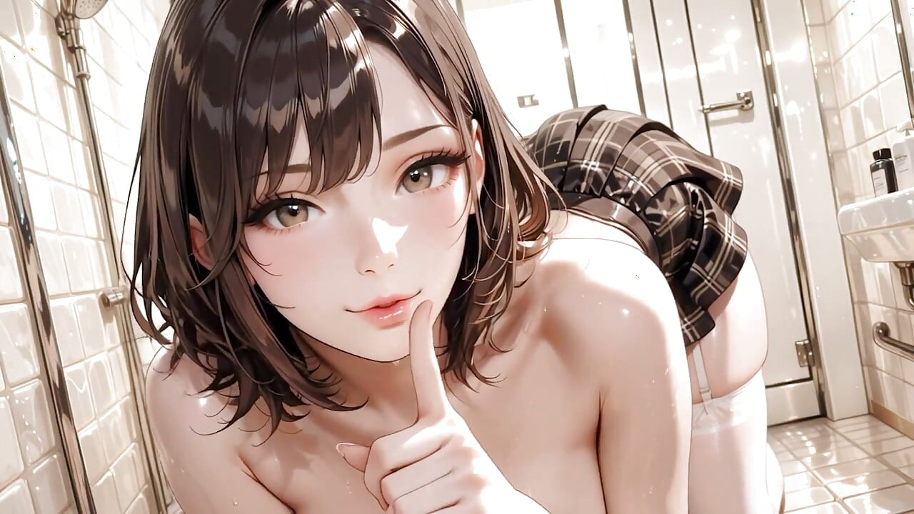 Bathtub Brunette Beauty in Black Lingerie Passionate Doggy with Massive Creamy Finish