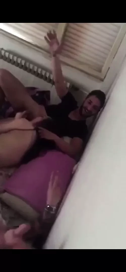 Two Turkish bros fucking a slut together