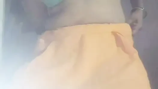 Sister-in-law took water out of her pussy and showed it sister-in-law's sex.