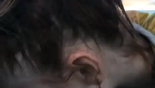 Slutty teen ex girlfriend deepthroats thick cock in the car!