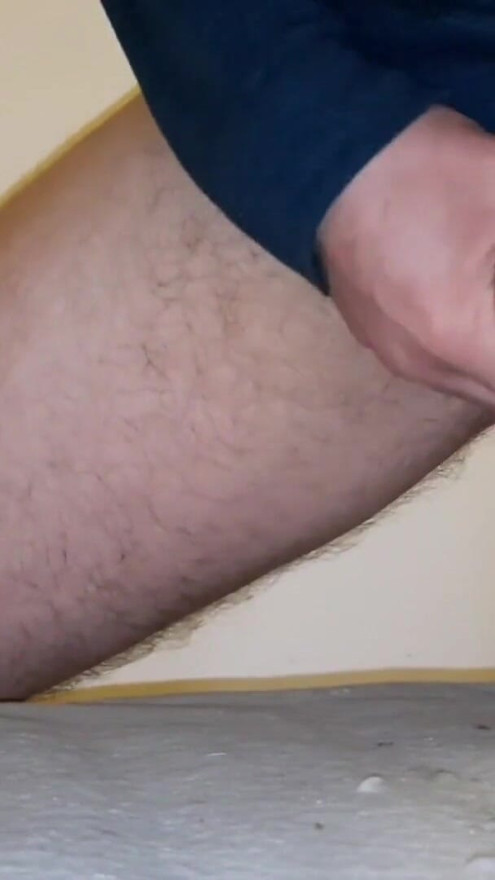 Masturbating at my neighbor's guest room, my balls were full of cum - SoloXman | Clip 1
