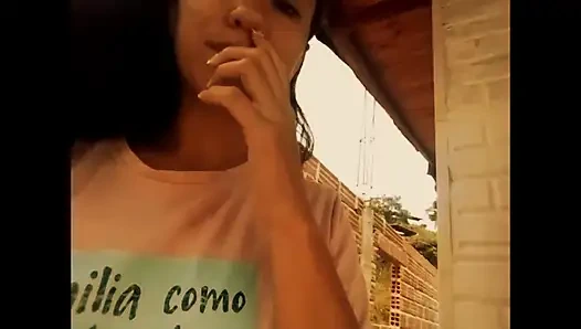 Brittany Touches Her Pussy in the Laundry Room