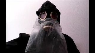Gumowa torba na maskę przeciwgazową