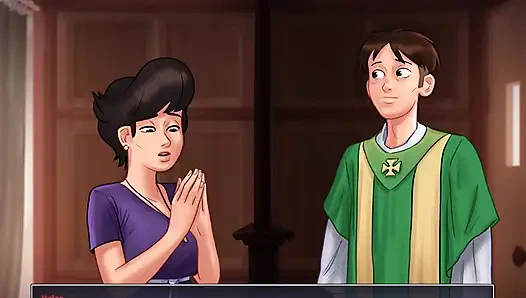 Summertime saga: the nurse helped Johannes