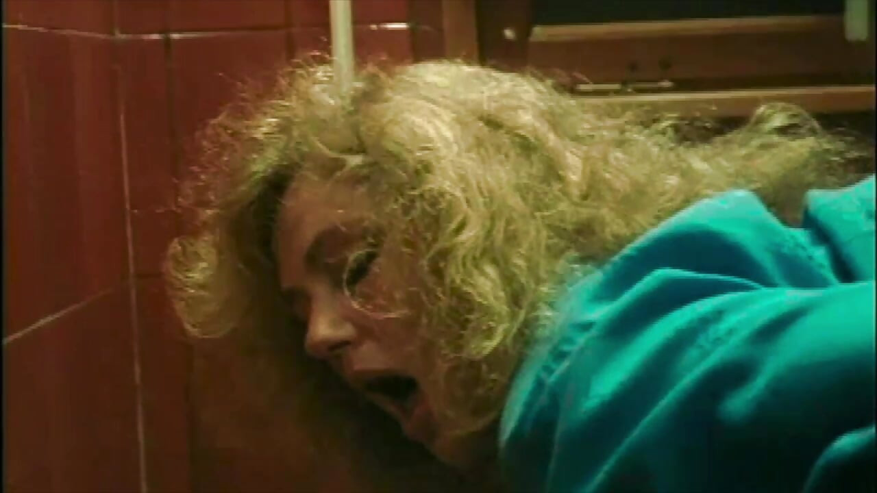 Marina Lotar Gets Pounded in the Bathroom by Rocco Siffredi, with a Final Money Shot to the Face.