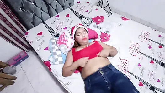 Pacar latina remaja nyepong kontolku di pov