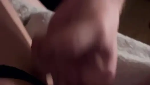 Homemade Real Amateur Couple having fun on the couch. Real orgasm