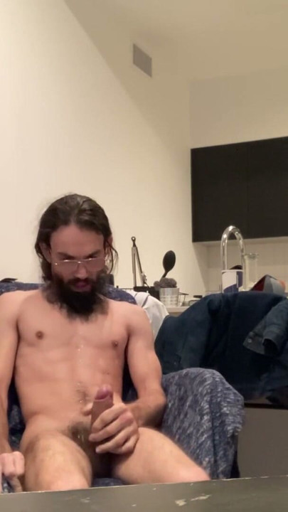 Guy with Cerebral Palsy has a Big orgasm Session with his Big Dick | Clip 3