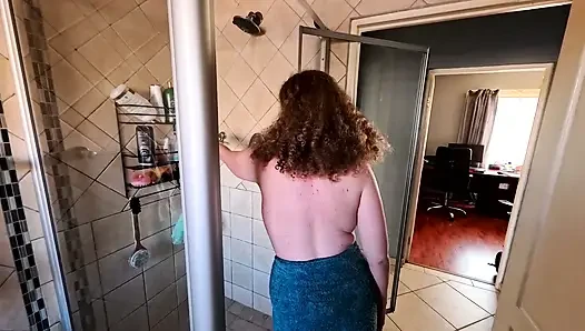 MILF taking a hot, sexy, soapy shower for you