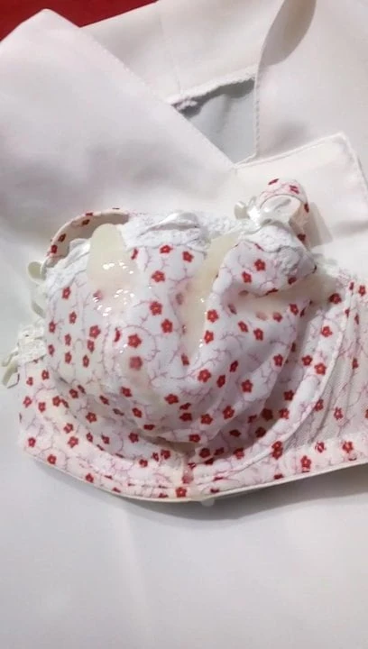 cum satin bra