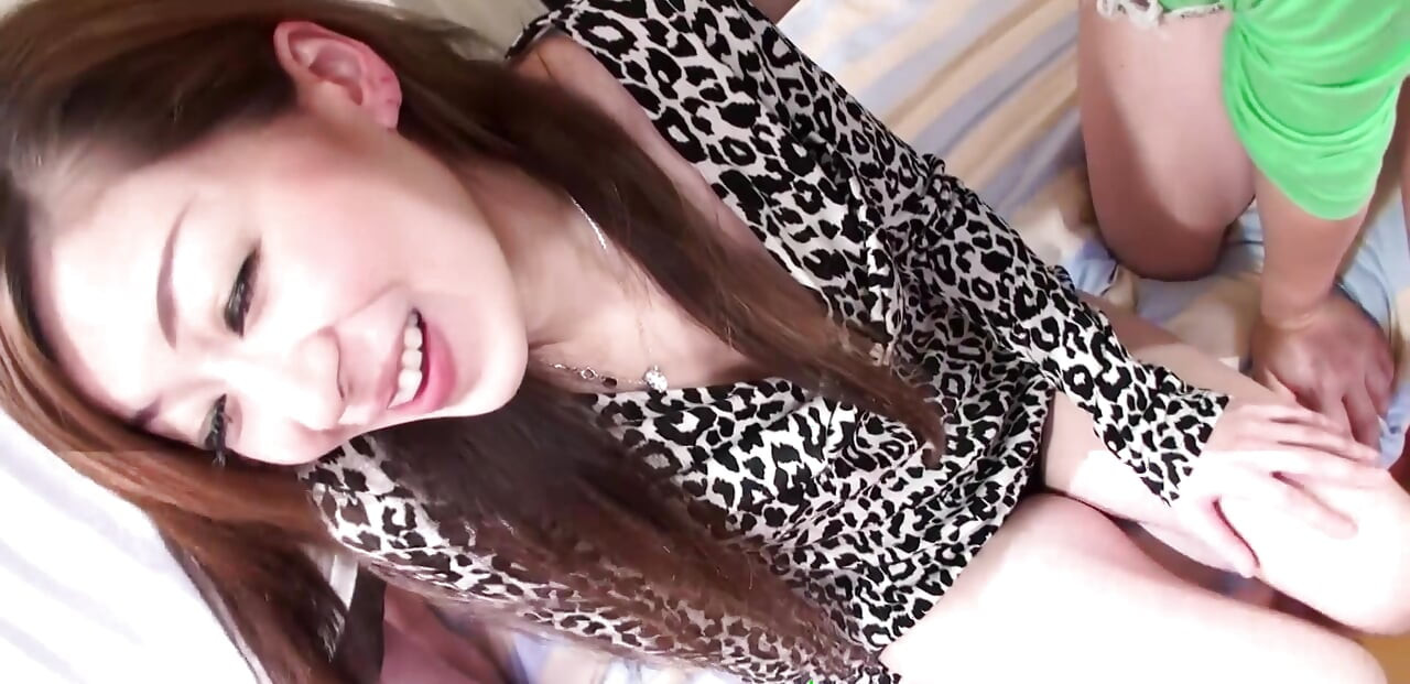 Asian Cutie Gangbanged by Three