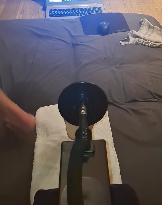 Hot twink doggy hard fuck by sexmachine with enormous dildo