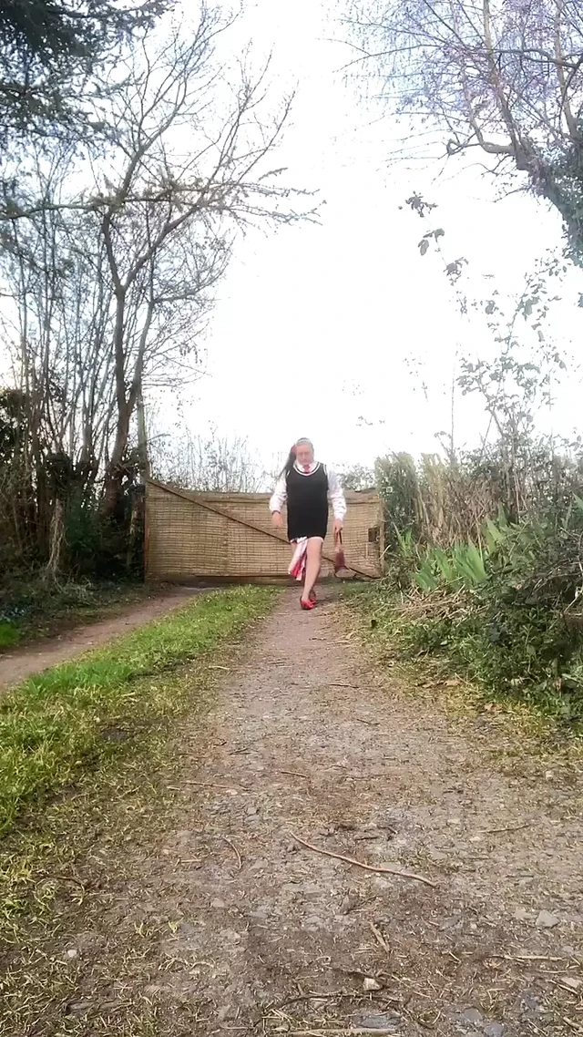 In an outfit with a wool dress for a night out