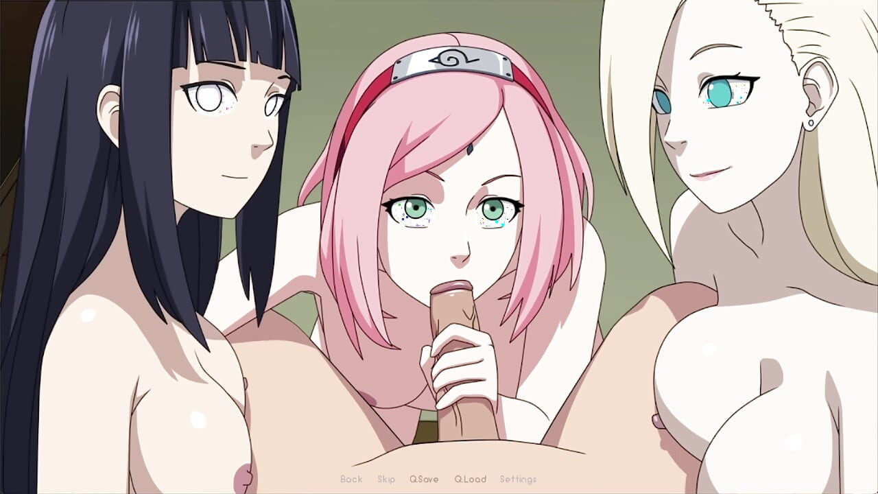 Naruto Rails His Dream Team - Hinata's Soft Boobs, Ino's Tight Body & Sakura's Attitude