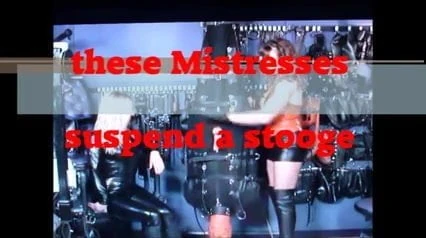 these Mistresses suspend a stooge