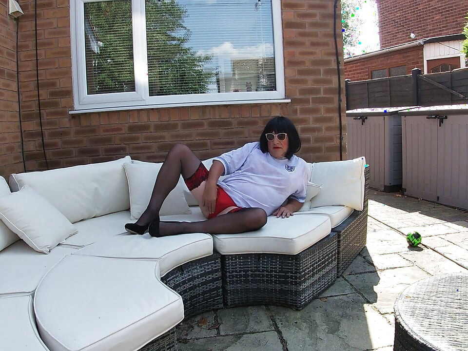 Supporting the England football team and getting excited