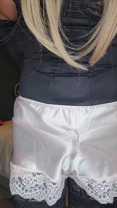 Black Lingerie and Baby Pink Frenchies