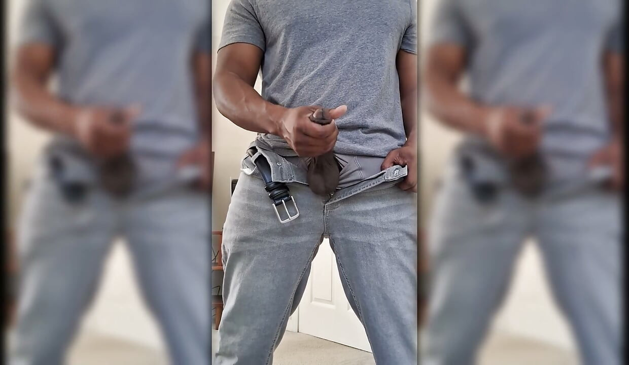 Busting a Hot Thick Load Before I leave For Work!