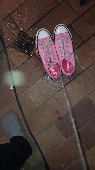Piss Pink Converse