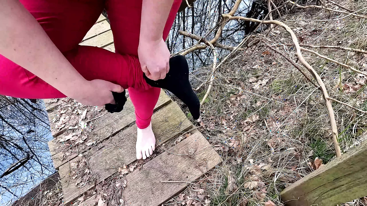 Naked over the bridge