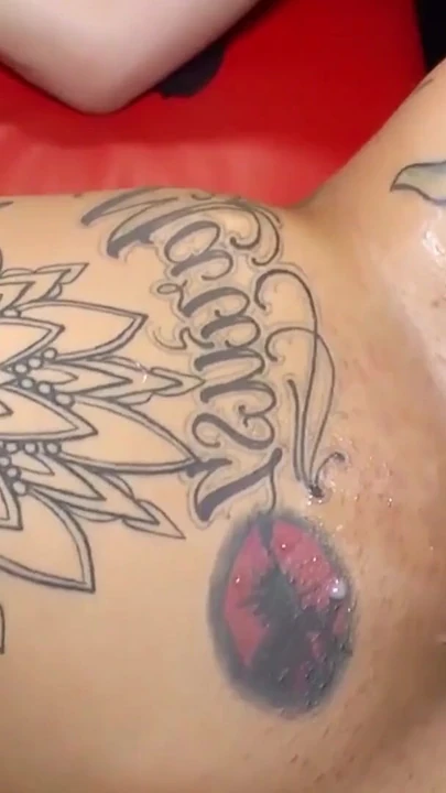 Key moment from "CREAMPIE GANGBANG BUKKAKE FOR GERMAN TATTOO MODEL BETH ADAMS"