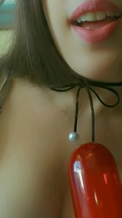 hot student massaging boobs with oil | Clip 2