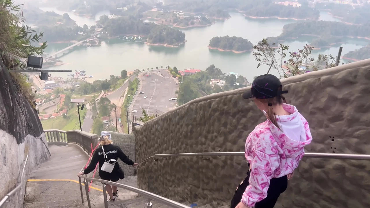 Katty Blake Is Discovered by Tourists Having Sex in the Piedra Del Penol, Guatape, Antioquia, Col