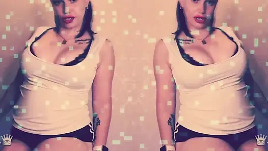 Ben aptal yüzüne gülüp seni aşağılarken mastürbasyon yapan aptal bir siksin! (Özel efektler)