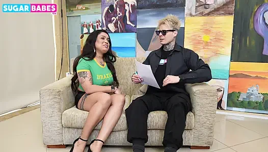 Первый порно кастинг с Ruby на SugarBabestv
