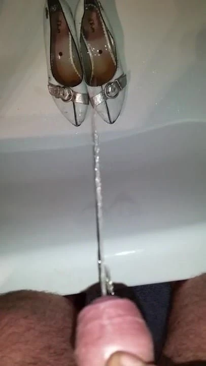Schuhe nass gemacht