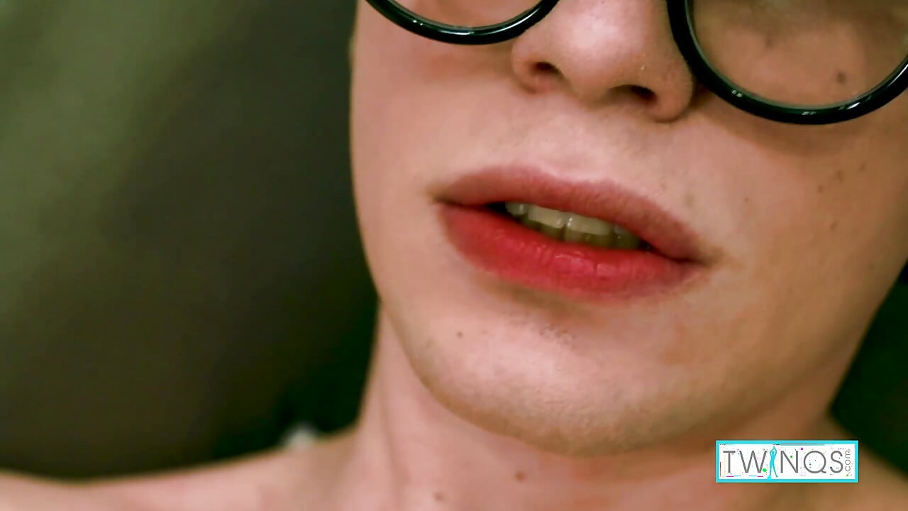 Pale Skinny Michael P Bite His Lips While He Strokes His Long Dick!